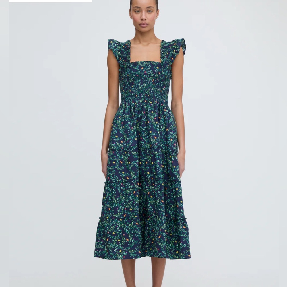 Hill House Ellie in Midnight Garden Poplin, XS